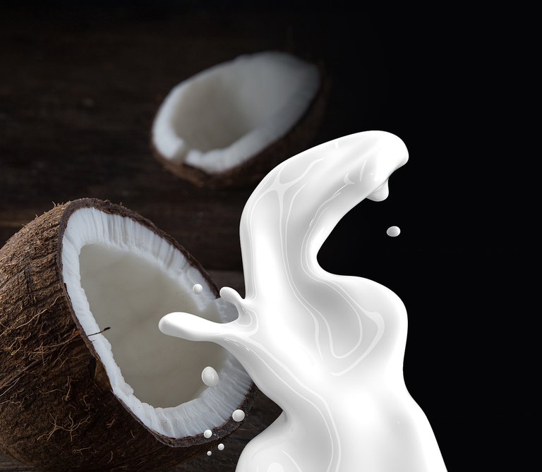 ¿Leche o crema de coco?